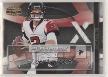 2009 Donruss Gridiron Gear - Playbook - X's Jerseys #13 - Matt Ryan /225