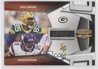 Greg Jennings, Adrian Peterson #/250