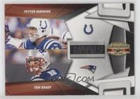 Peyton Manning, Tom Brady #/250