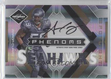 2009 Donruss Limited - [Base] - Gold Spotlight #214 - Phenoms Jersey Prime Autographs - Aaron Curry /10