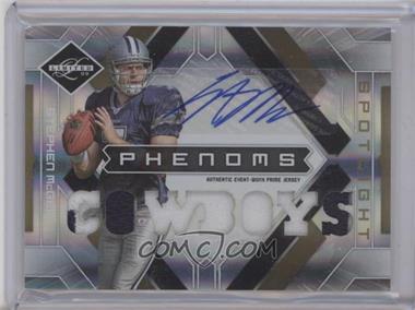 2009 Donruss Limited - [Base] - Gold Spotlight #218 - Phenoms Jersey Prime Autographs - Stephen McGee /10