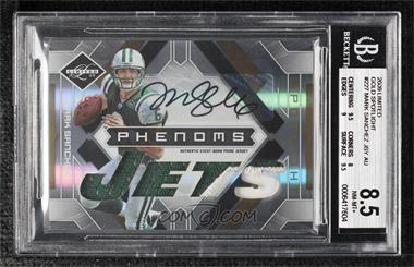 2009 Donruss Limited - [Base] - Gold Spotlight #227 - Phenoms Jersey Prime Autographs - Mark Sanchez /10 [BGS 8.5 NM‑MT+]