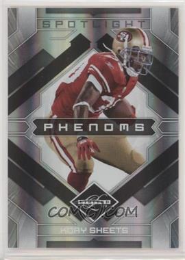 2009 Donruss Limited - [Base] - Silver Spotlight #183 - Phenoms - Kory Sheets /10