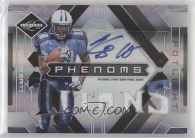 2009 Donruss Limited - [Base] - Silver Spotlight #205 - Phenoms Jersey Prime Autographs - Kenny Britt /25