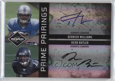 2009 Donruss Limited - Prime Pairings #30 - Derrick Williams, Deon Butler /50