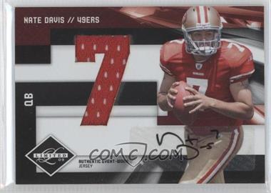 2009 Donruss Limited - Rookie Jumbo Jerseys - Jersey Number Signatures #33 - Nate Davis /10