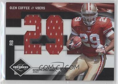 2009 Donruss Limited - Rookie Jumbo Jerseys - Jersey Number #34 - Glen Coffee /50