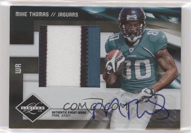 2009 Donruss Limited - Rookie Jumbo Jerseys - Prime Signatures #27 - Mike Thomas /25