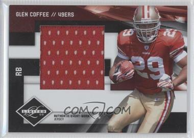 2009 Donruss Limited - Rookie Jumbo Jerseys #34 - Glen Coffee /50