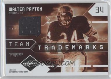 2009 Donruss Limited - Team Trademarks #25 - Walter Payton /50