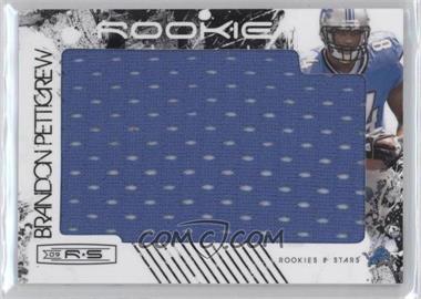 2009 Donruss Rookies & Stars - [Base] - Jumbo Materials #211 - Rookie - Brandon Pettigrew /50