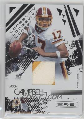 2009 Donruss Rookies & Stars - [Base] - Longevity Parallel Black Materials Prime #100 - Jason Campbell /25