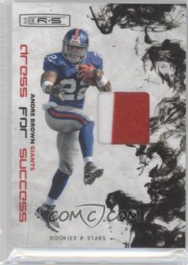 2009 Donruss Rookies & Stars - Dress for Success Materials - Prime #33 - Andre Brown /50