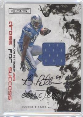 2009 Donruss Rookies & Stars - Dress for Success Materials - Signatures #31 - Brandon Pettigrew /25