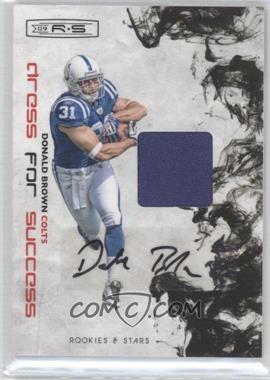 2009 Donruss Rookies & Stars - Dress for Success Materials - Signatures #9 - Donald Brown /100