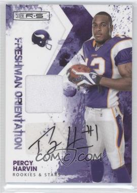 2009 Donruss Rookies & Stars - Freshman Orientation Materials - Signatures #25 - Percy Harvin /100