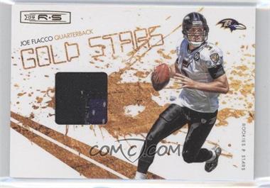 2009 Donruss Rookies & Stars - Gold Stars - Materials Prime #15 - Joe Flacco /25