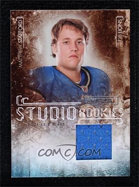 2009 Donruss Rookies & Stars - Studio Rookies - Materials #28 - Matthew Stafford /299