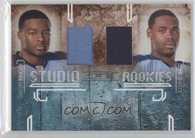 2009 Donruss Rookies & Stars - Studio Rookies Combos - Materials #7 - Javon Ringer, Kenny Britt /299
