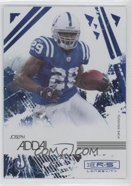 2009 Donruss Rookies & Stars Longevity - [Base] - Sapphire #43 - Joseph Addai /75