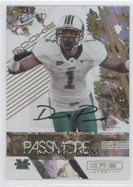 2009 Donruss Rookies & Stars Longevity - [Base] - Signatures #142 - Rookie - Darius Passmore /250