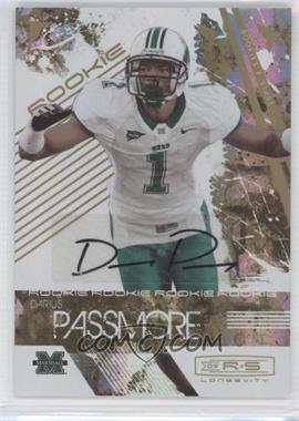 2009 Donruss Rookies & Stars Longevity - [Base] - Signatures #142 - Rookie - Darius Passmore /250