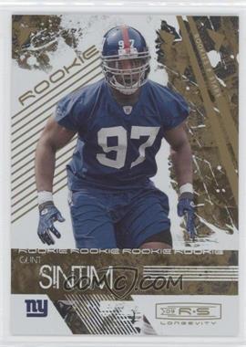 2009 Donruss Rookies & Stars Longevity - [Base] #136 - Rookie - Clint Sintim /999