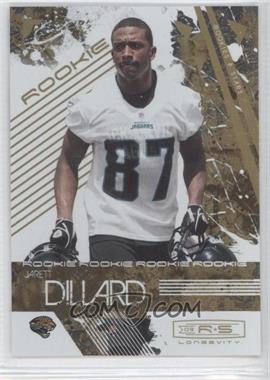 2009 Donruss Rookies & Stars Longevity - [Base] #158 - Rookie - Jarett Dillard /999