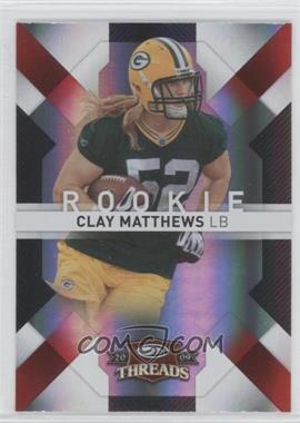 2009 Donruss Threads - [Base] - Century Proof Red #120 - Clay Matthews