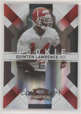 2009 Donruss Threads - [Base] - Century Proof Red #182 - Quinten Lawrence