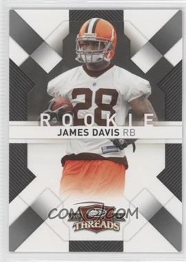 2009 Donruss Threads - [Base] - Retail Rookies #147 - James Davis /999