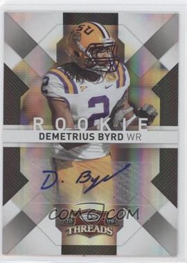 2009 Donruss Threads - [Base] - Silver Signatures #132 - Demetrius Byrd /50