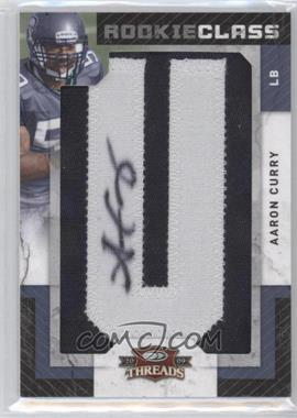 2009 Donruss Threads - [Base] #201 - Rookie Class - Aaron Curry /275