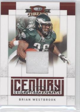 2009 Donruss Threads - Century Collection Materials #36 - Brian Westbrook /100