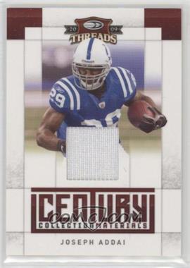 2009 Donruss Threads - Century Collection Materials #9 - Joseph Addai /250