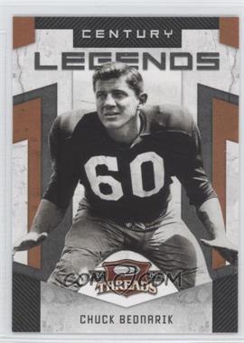 2009 Donruss Threads - Century Legends #2 - Chuck Bednarik