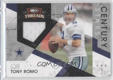 2009 Donruss Threads - Century Stars - Materials #19 - Tony Romo /250