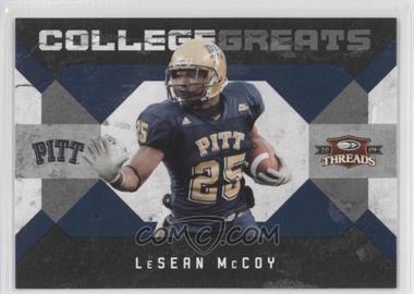 2009 Donruss Threads - College Greats #14 - LeSean McCoy