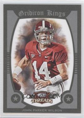 2009 Donruss Threads - College Gridiron Kings - Green Framed #27 - John Parker Wilson /25