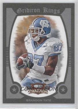 2009 Donruss Threads - College Gridiron Kings - Green Framed #7 - Brandon Tate /25