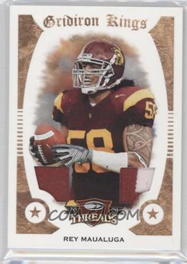 2009 Donruss Threads - College Gridiron Kings - Materials Prime #46 - Rey Maualuga /50