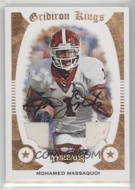 2009 Donruss Threads - College Gridiron Kings - Materials Signatures #40 - Mohamed Massaquoi /25