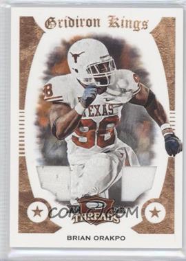 2009 Donruss Threads - College Gridiron Kings - Materials #9 - Brian Orakpo /30