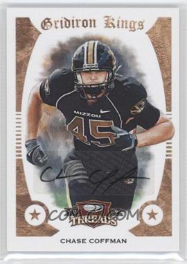 2009 Donruss Threads - College Gridiron Kings - Signatures #11 - Chase Coffman /25