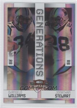 2009 Donruss Threads - Generations - Century Proof #13 - DeAngelo Williams, Jonathan Stewart /100