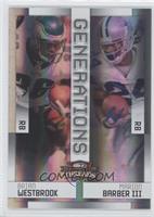 Brian Westbrook, Marion Barber III #/100