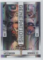 Brian Westbrook, Marion Barber III #/100