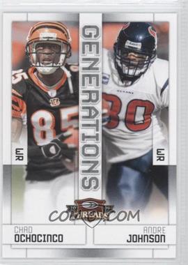 2009 Donruss Threads - Generations #9 - Chad Ochocinco, Andre Johnson