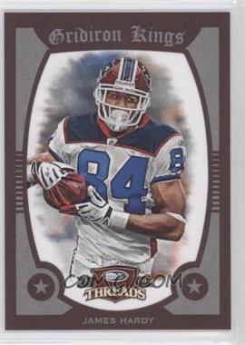 2009 Donruss Threads - Pro Gridiron Kings - Red Framed #23 - James Hardy /100