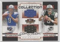 Mark Sanchez, Matthew Stafford #/500